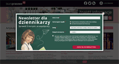 Desktop Screenshot of biuroprasowe.pl